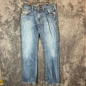 Ariat Men's Slim Straight Jeans - Light Blue